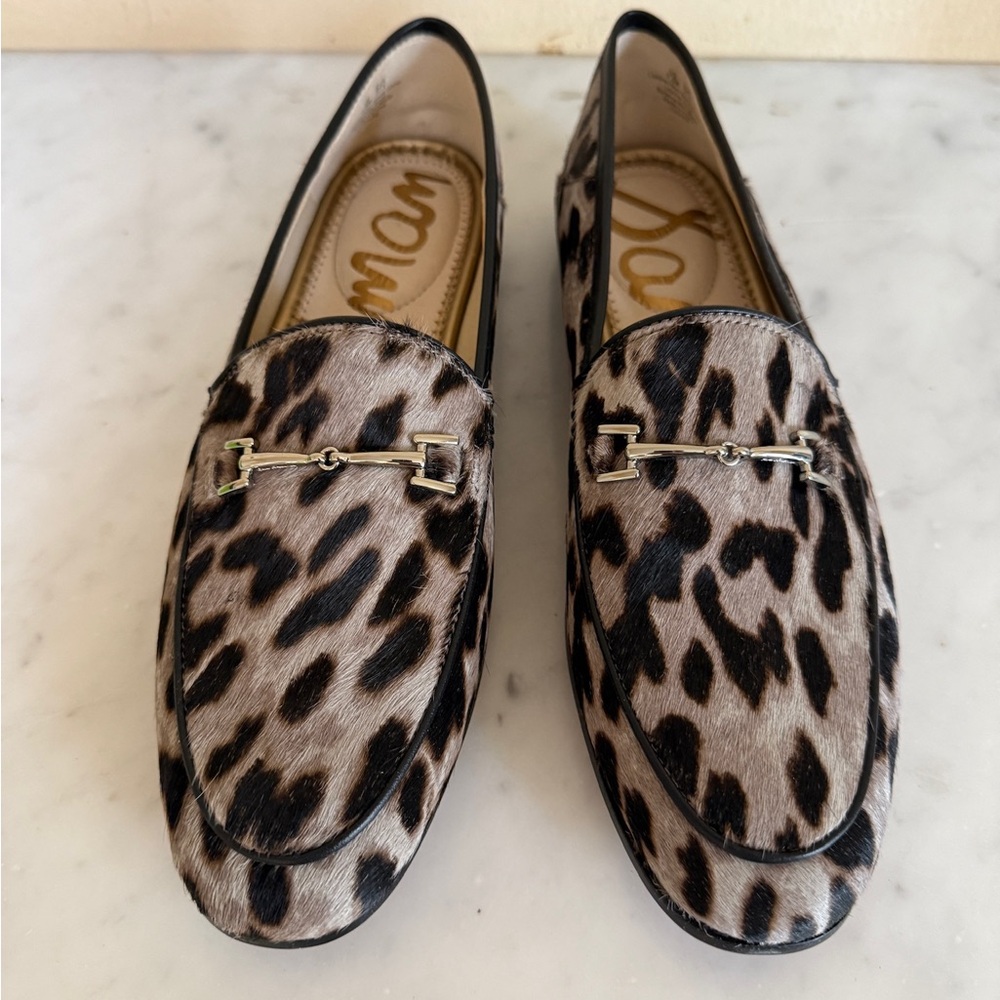 NIB Sam Edelman Leopard Print Loafers